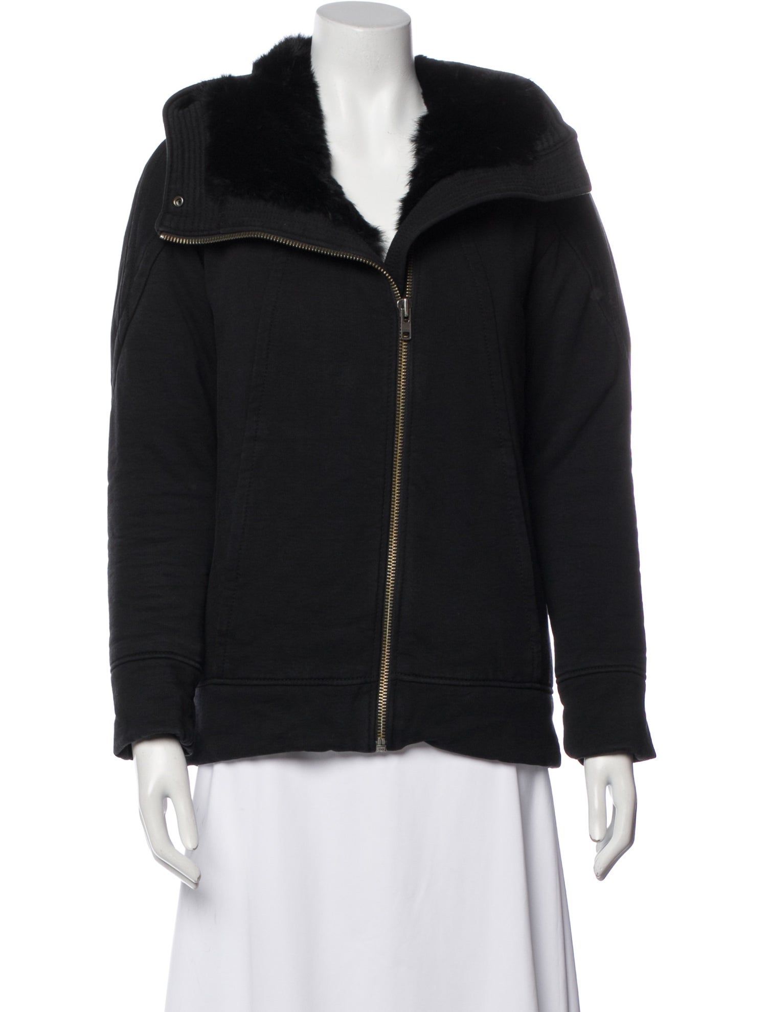 Helmut Lang Faux Fur Jacket