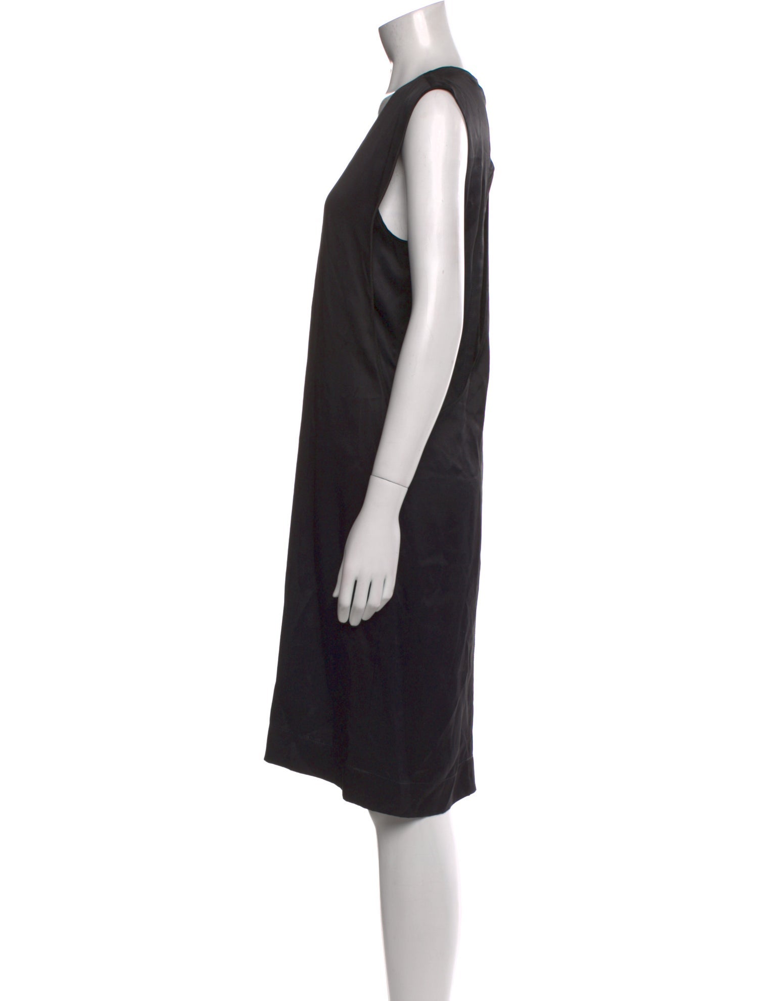 Helmut Lang Scoop Neck Midi Length Dress