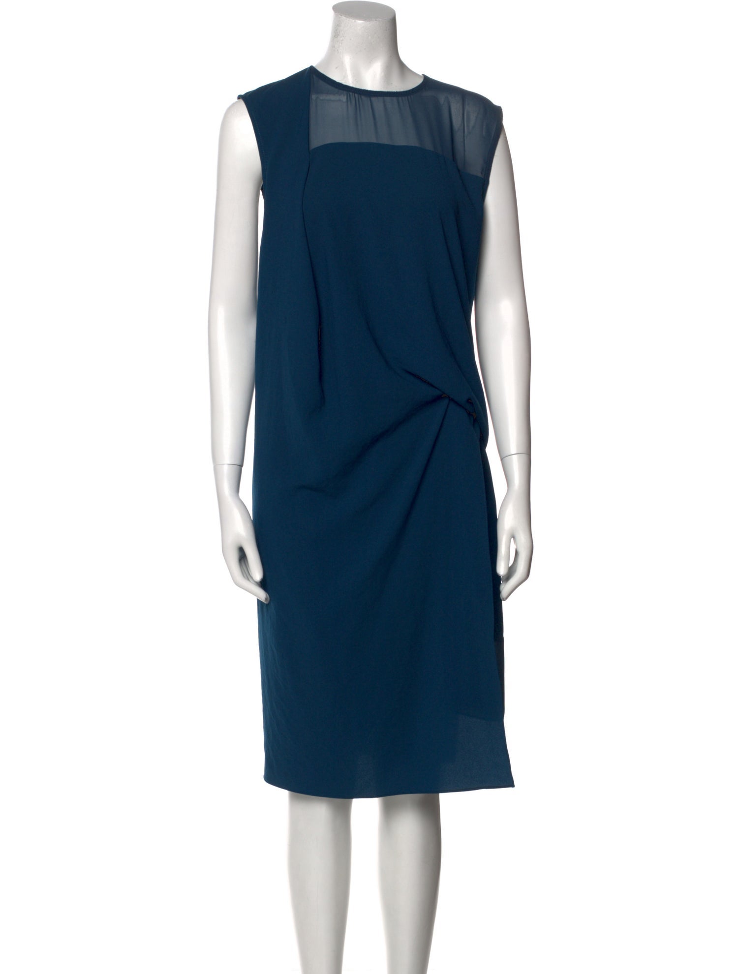 Helmut Lang Crew Neck Knee-Length Dress