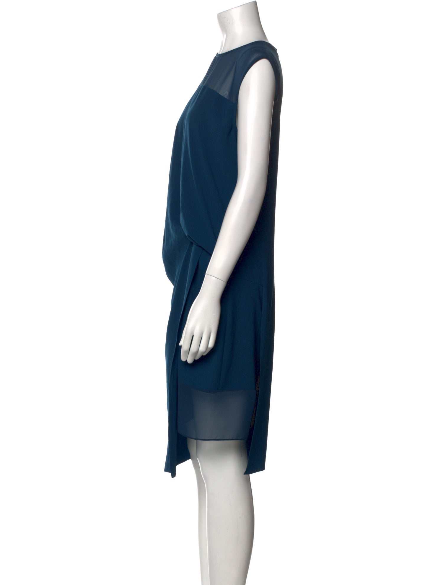 Helmut Lang Crew Neck Knee-Length Dress