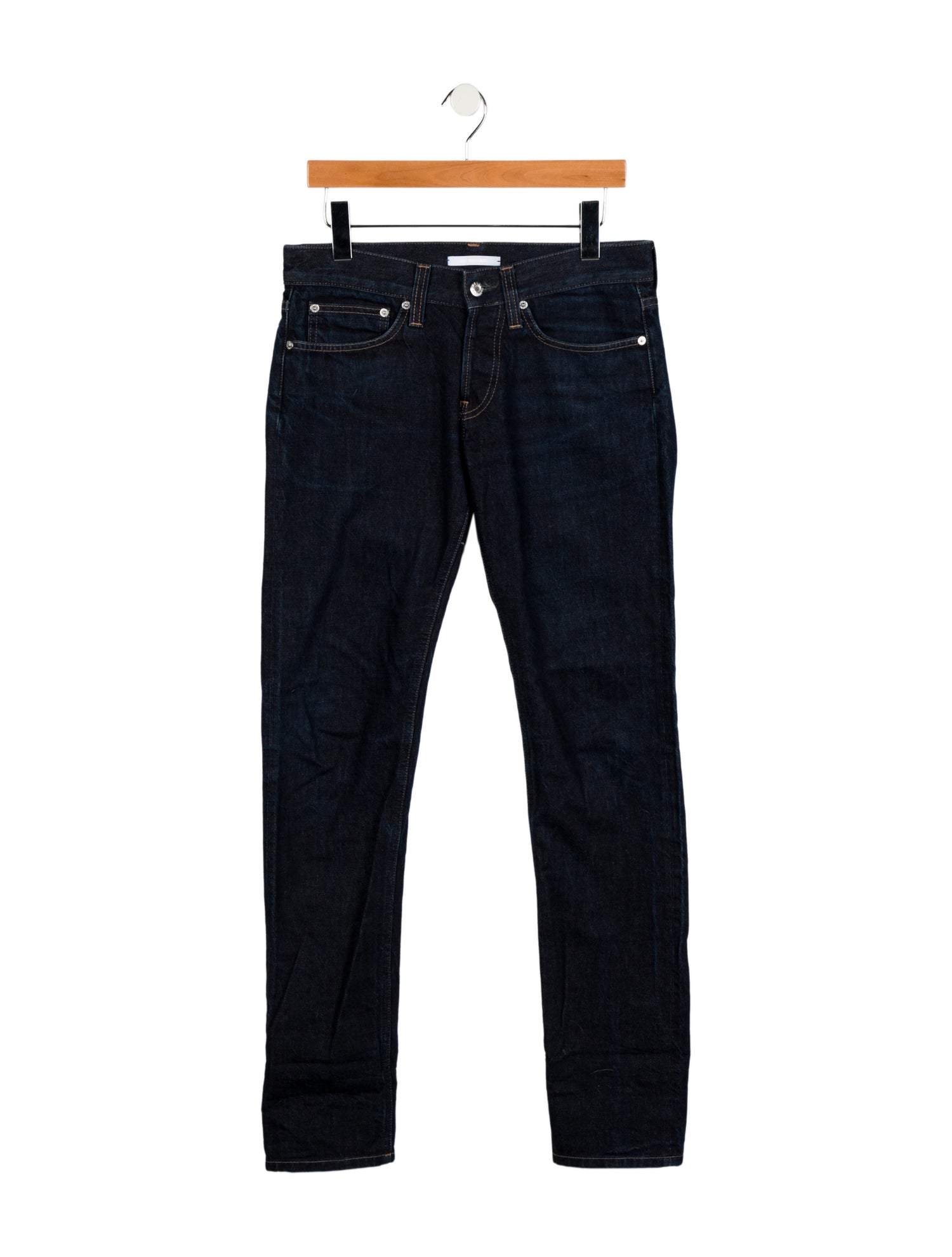 Helmut Lang Mid-Rise Straight Leg Jeans