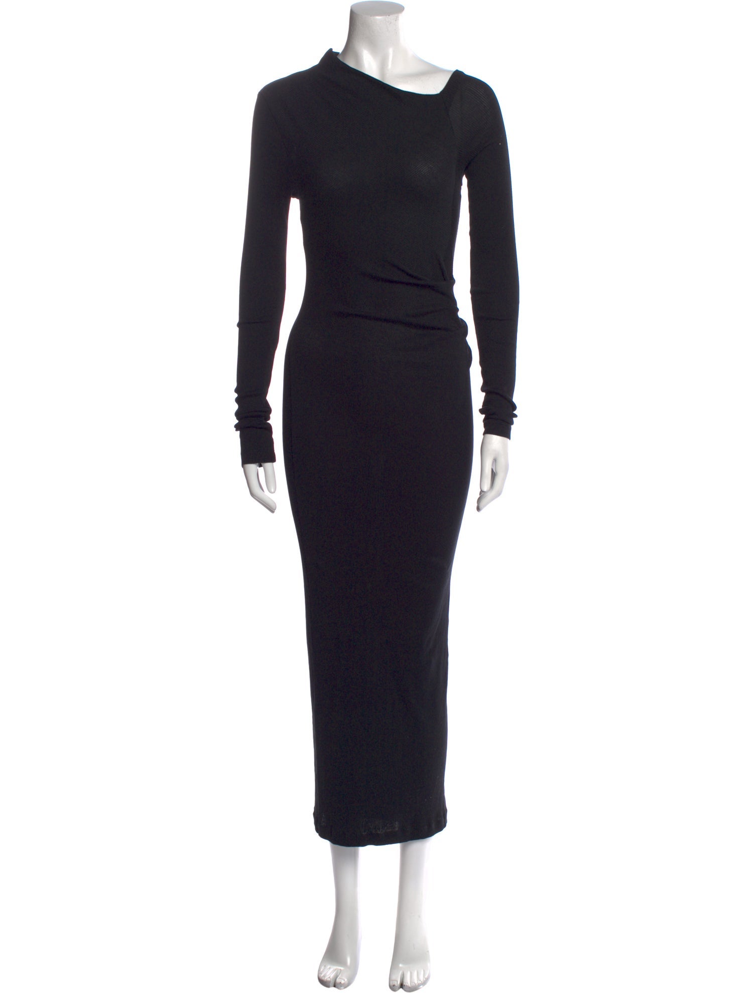 Helmut Lang Cowl Neck Long Dress