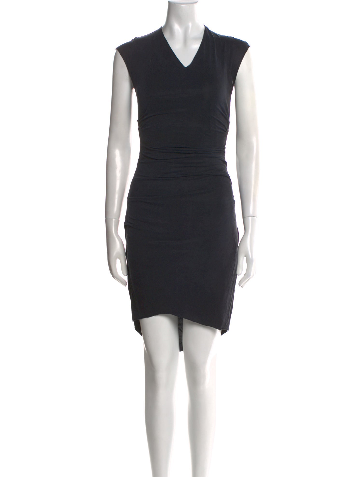Helmut Lang V-Neck Knee-Length Dress