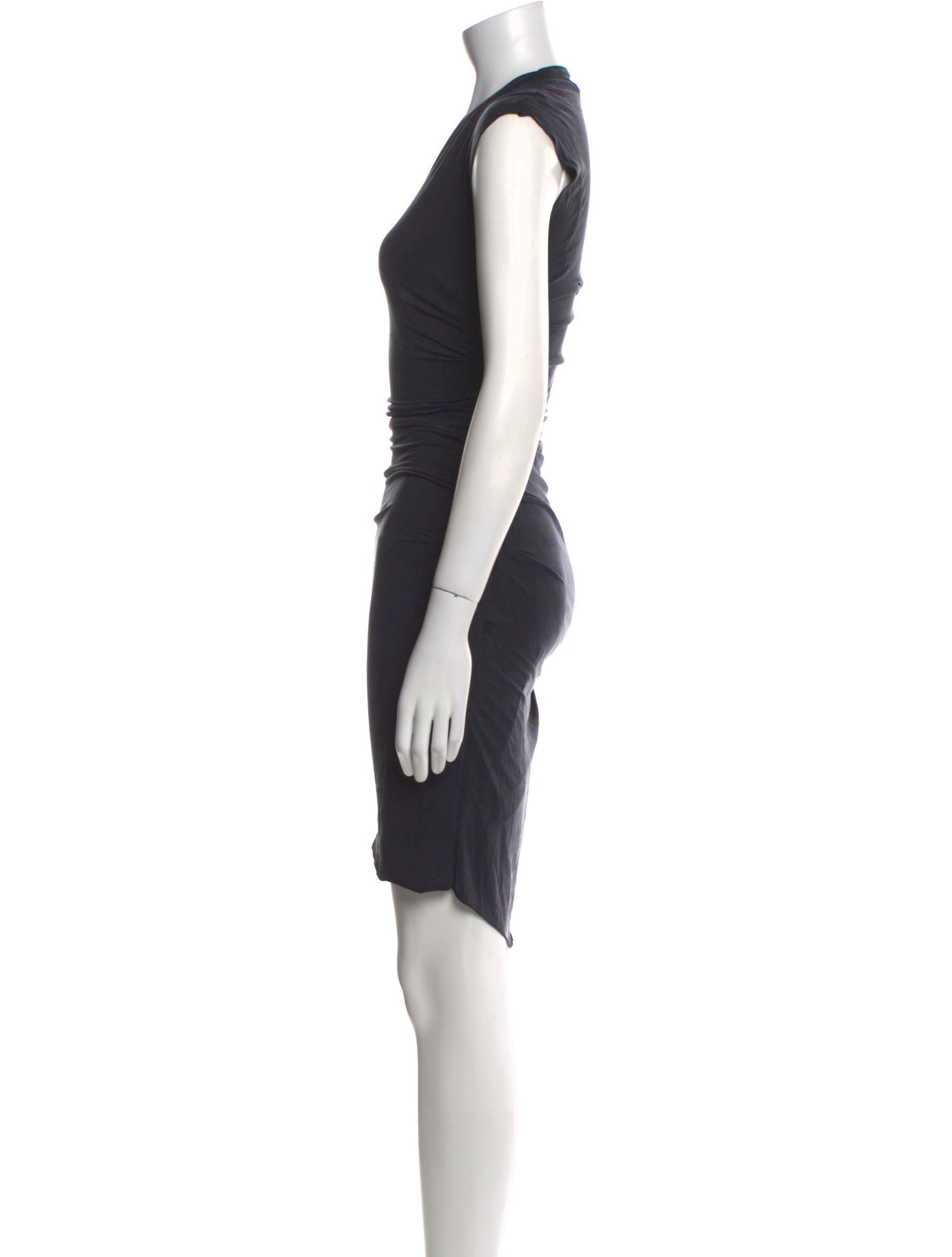 Helmut Lang V-Neck Knee-Length Dress