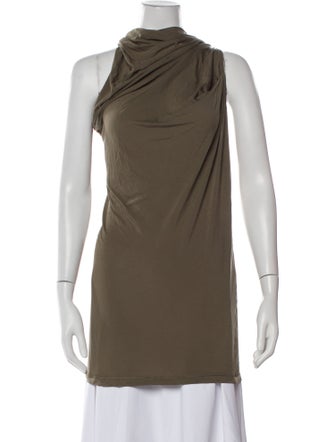 Helmut Lang Cowl Neck Sleeveless Tunic