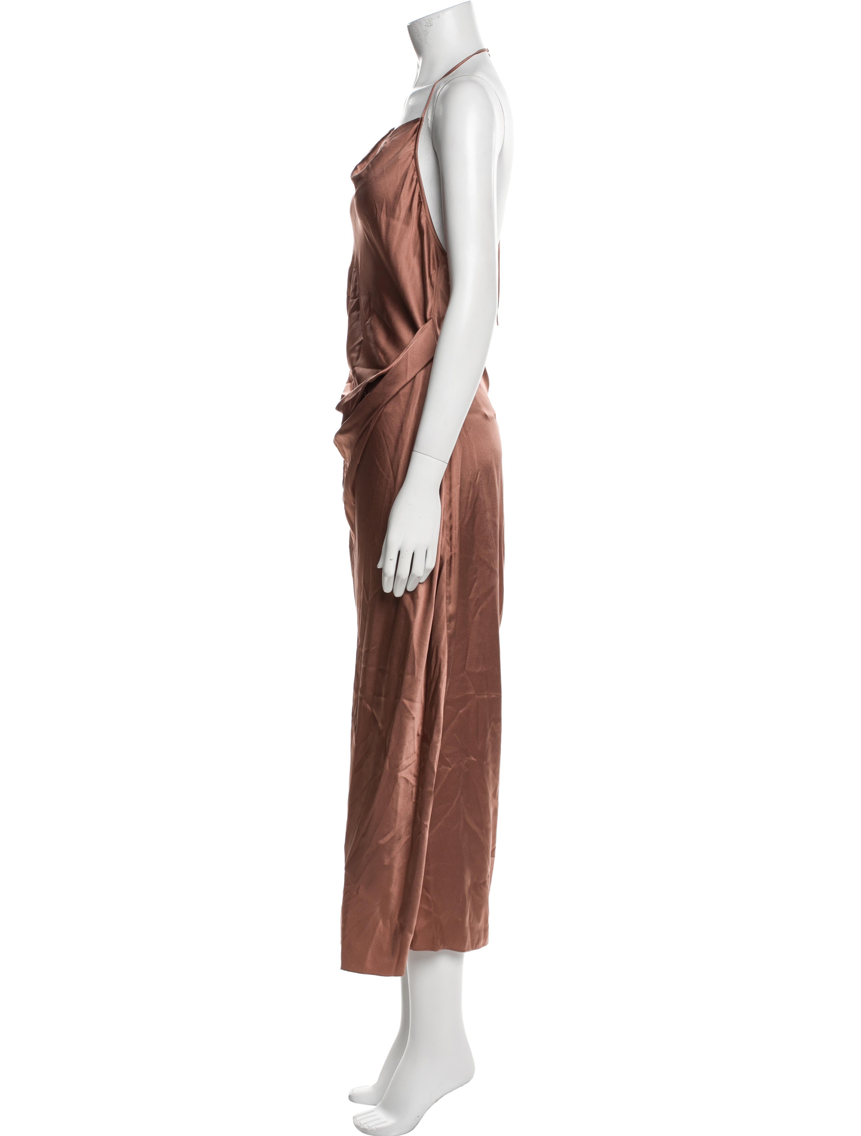 Helmut Lang Silk Long Dress