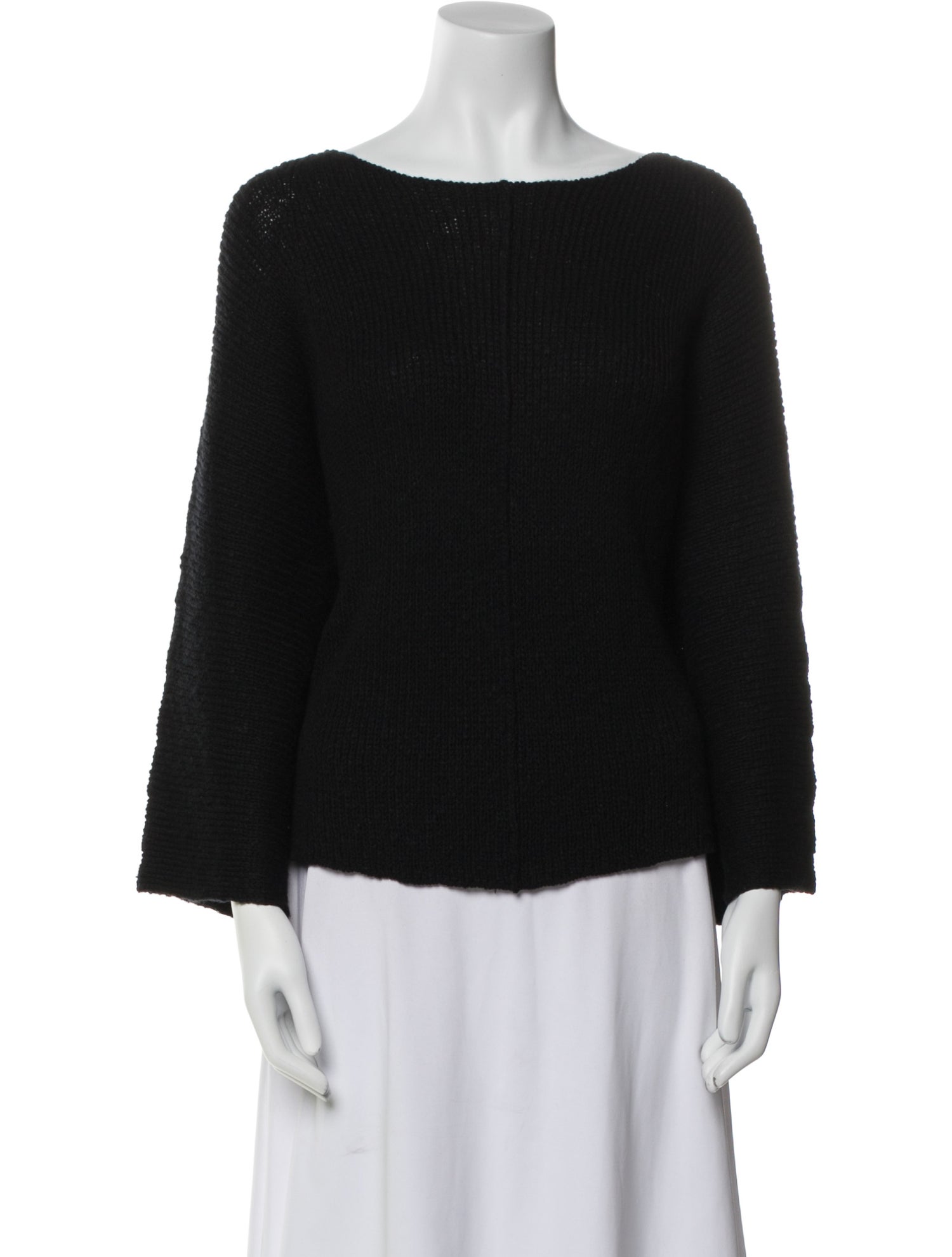 Helmut Lang Cashmere Bateau Neckline Sweater