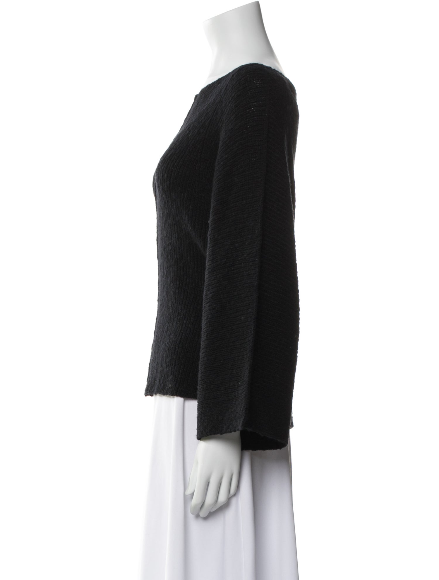 Helmut Lang Cashmere Bateau Neckline Sweater