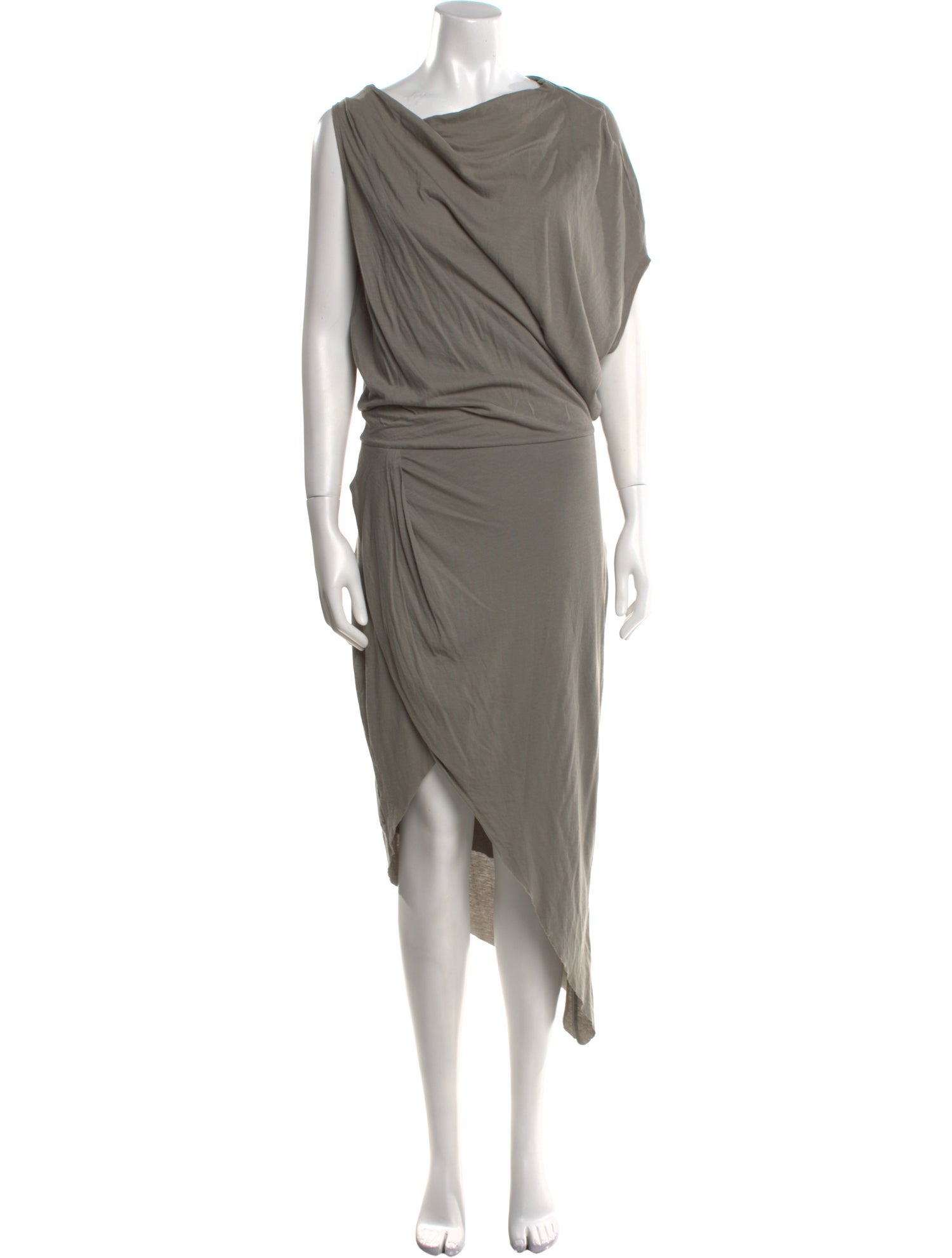 Helmut Lang Cowl Neck Long Dress