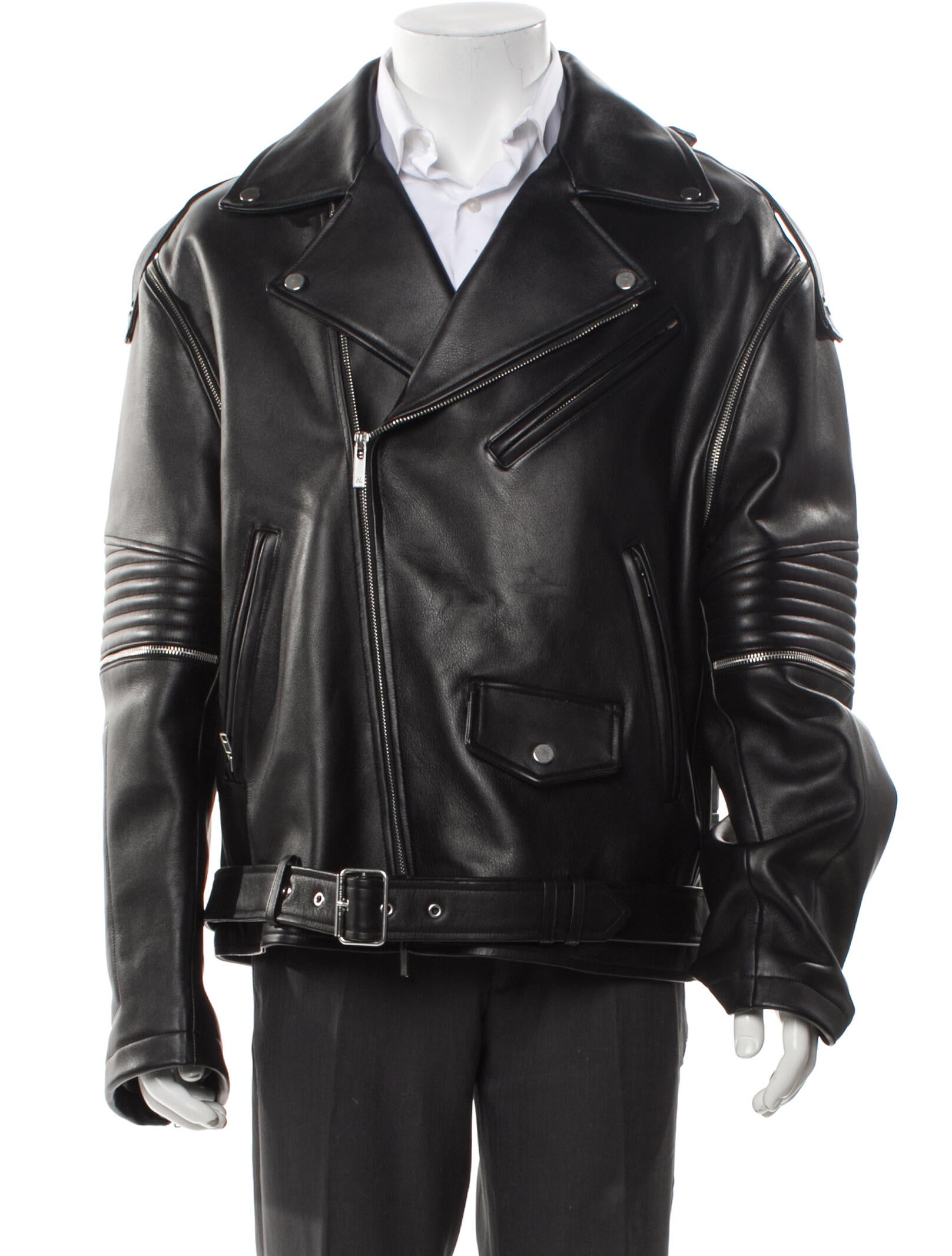 Helmut Lang Leather Moto Jacket