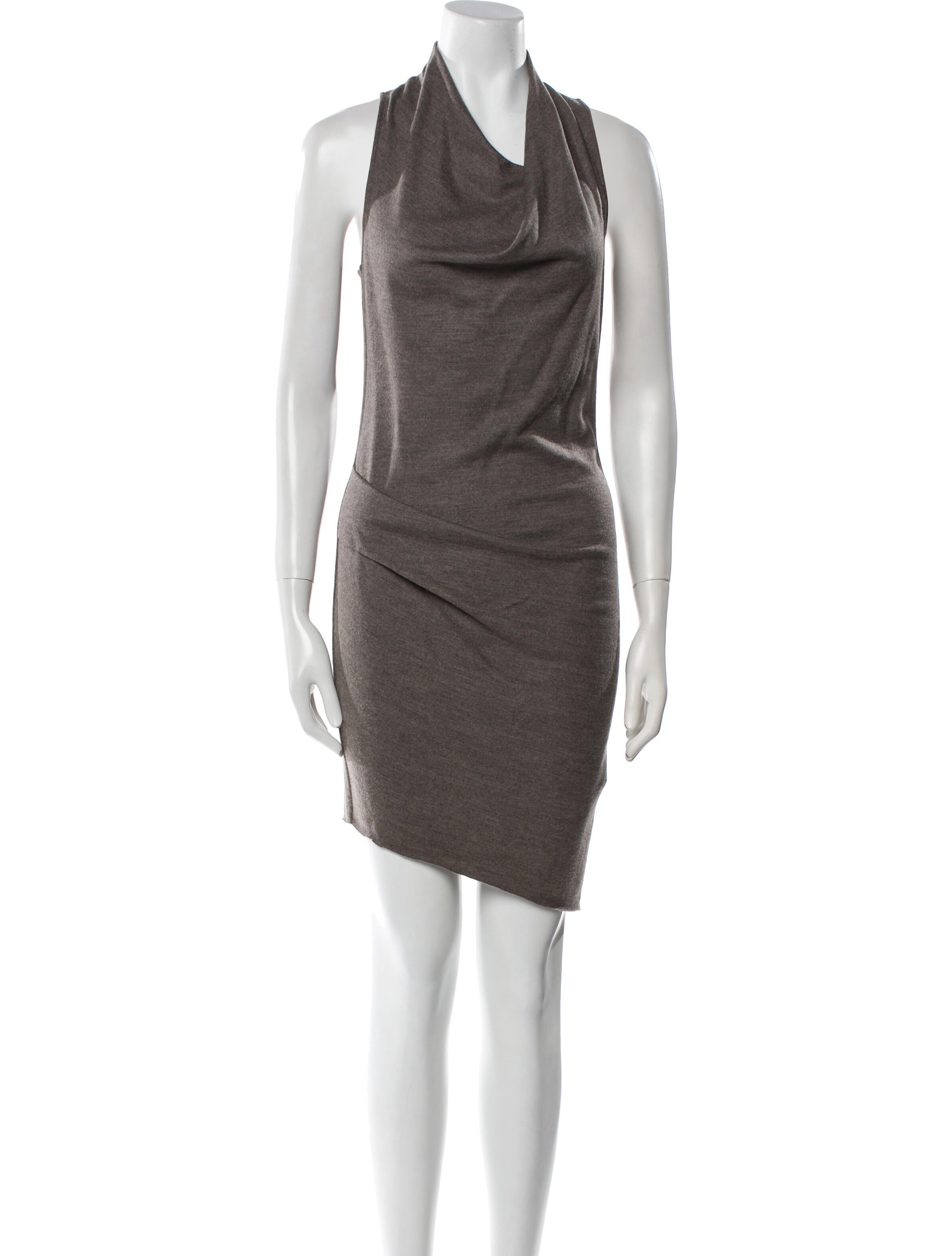 Helmut Lang Wool Knee-Length Dress