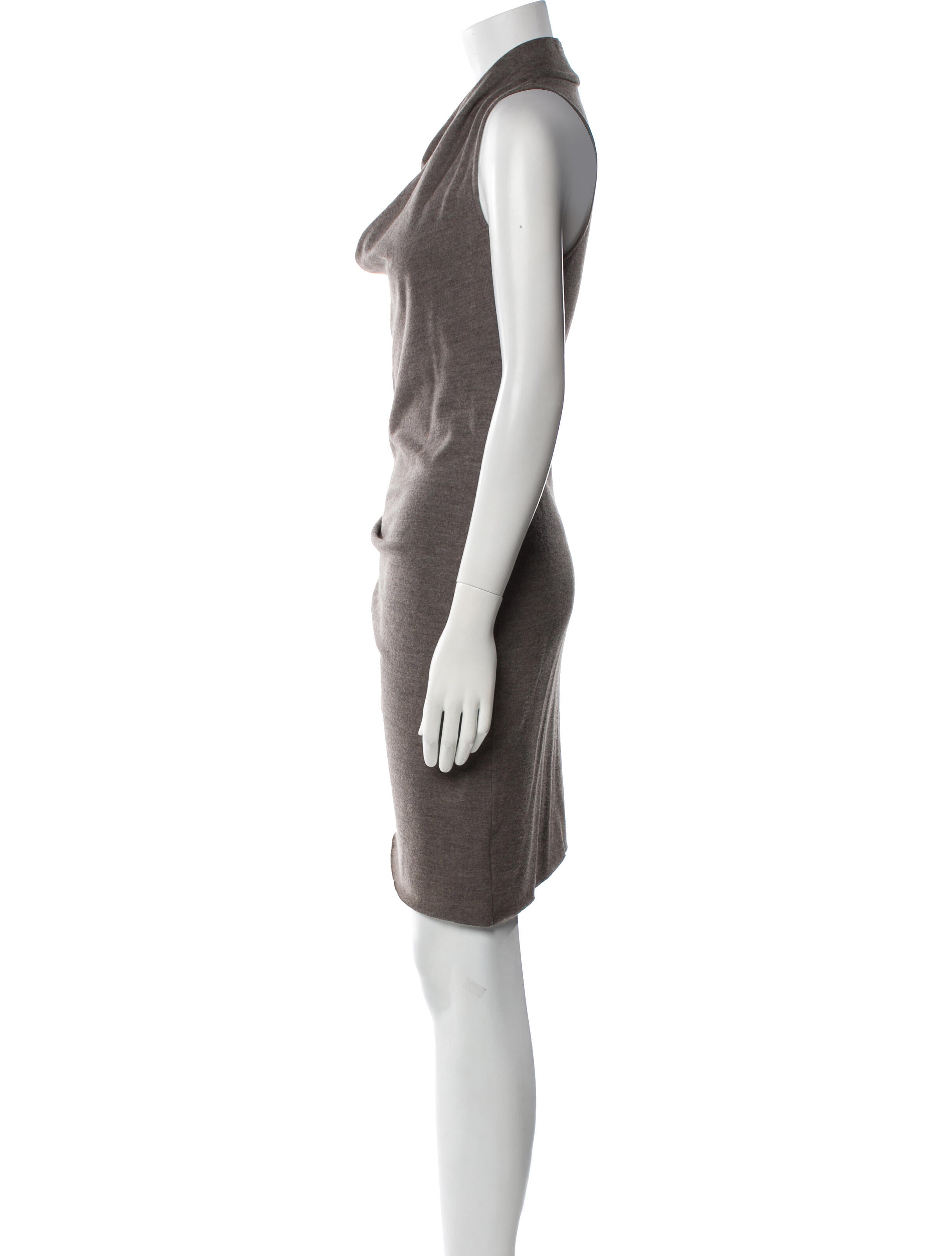 Helmut Lang Wool Knee-Length Dress