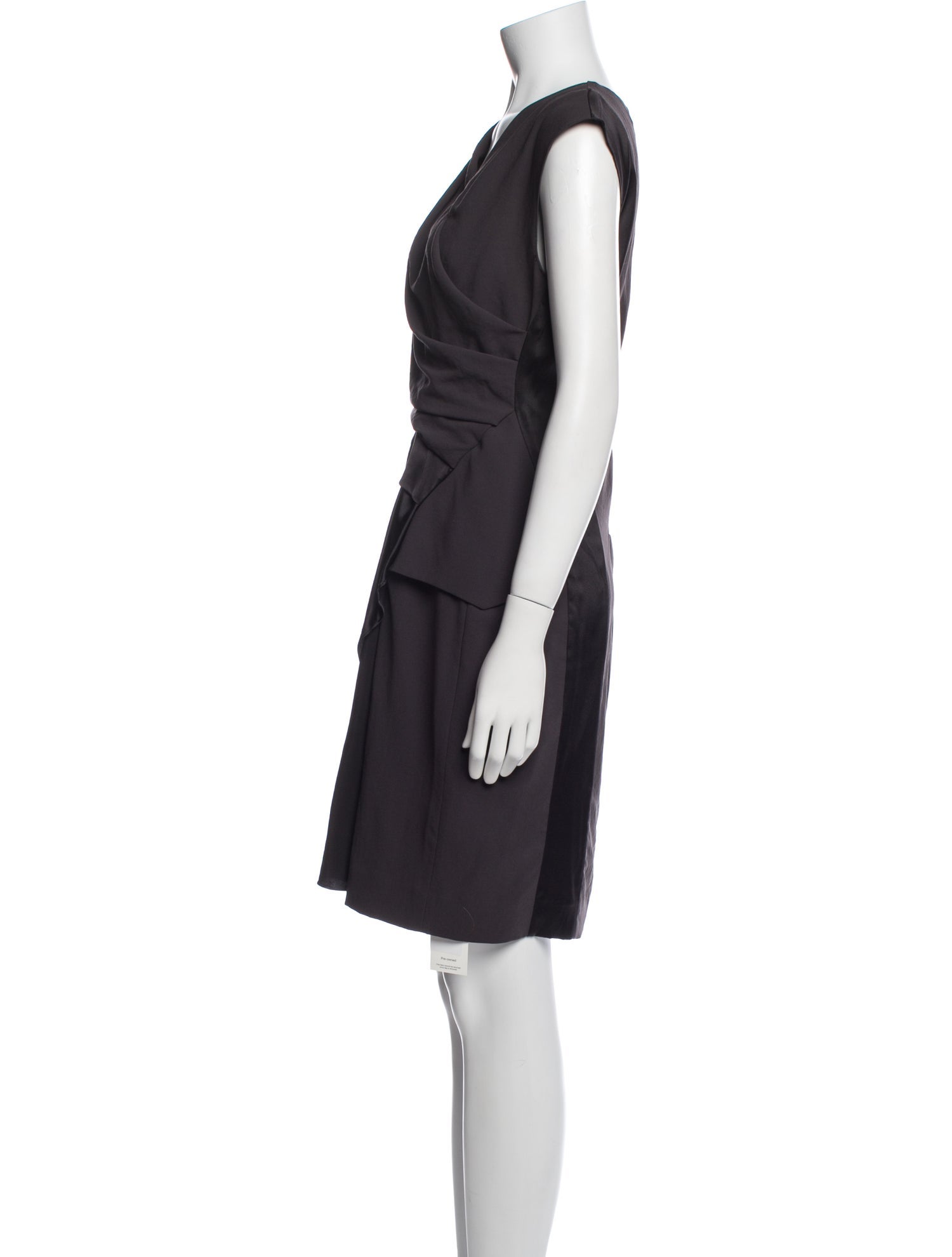 Helmut Lang Cowl Neck Mini Dress