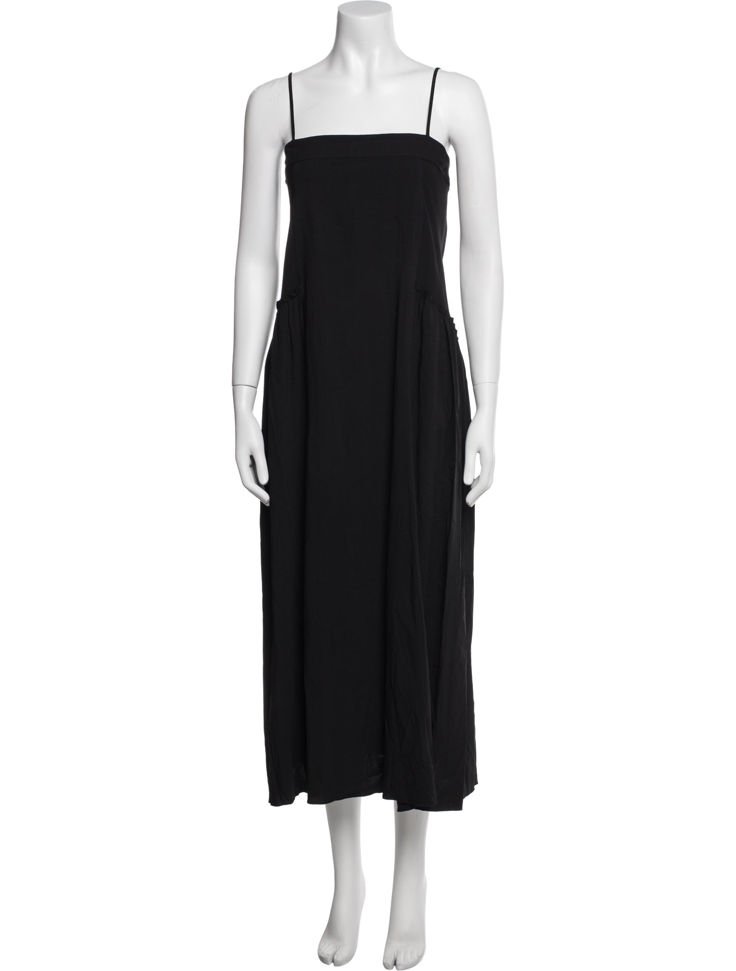 Helmut Lang Square Neckline Long Dress