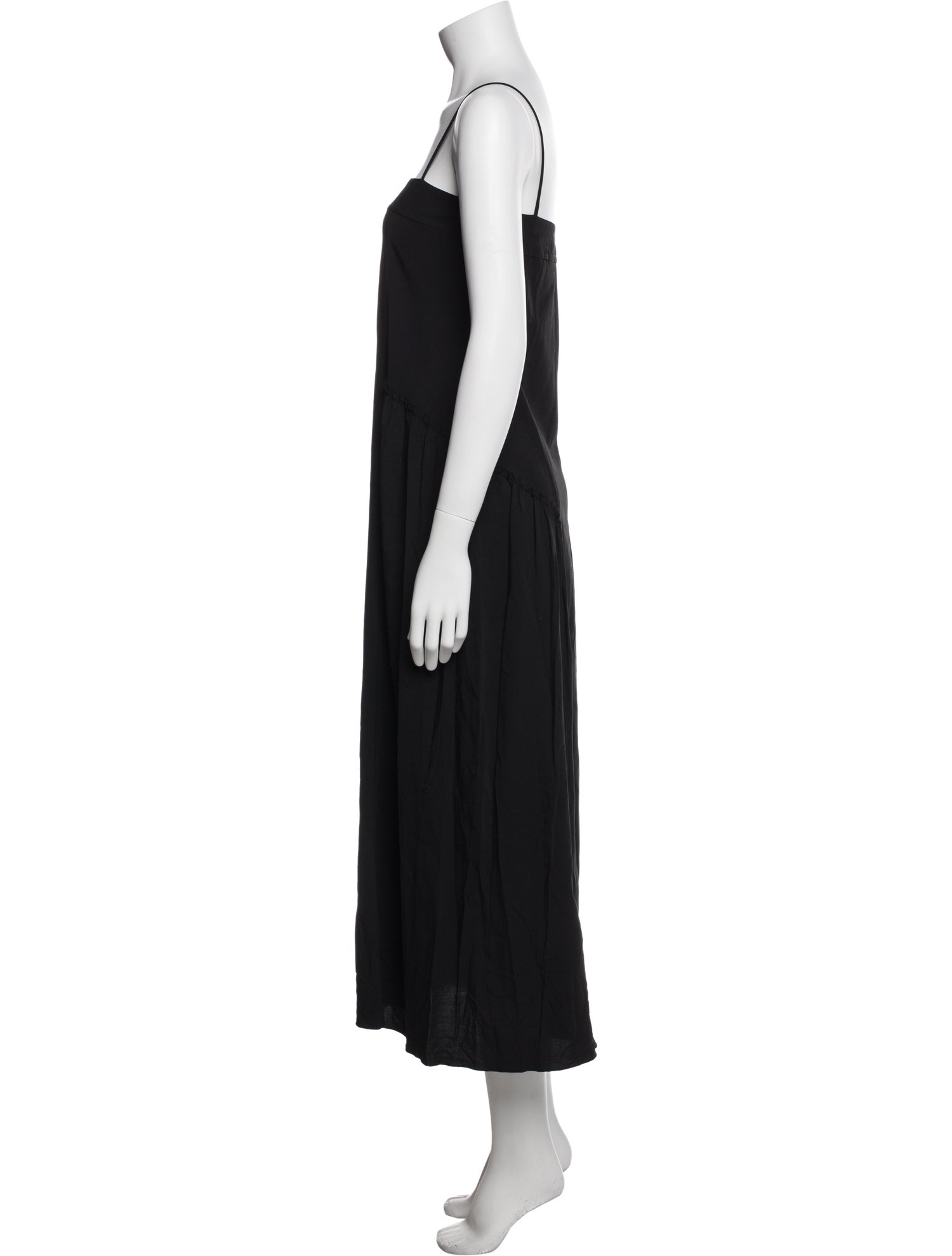 Helmut Lang Square Neckline Long Dress