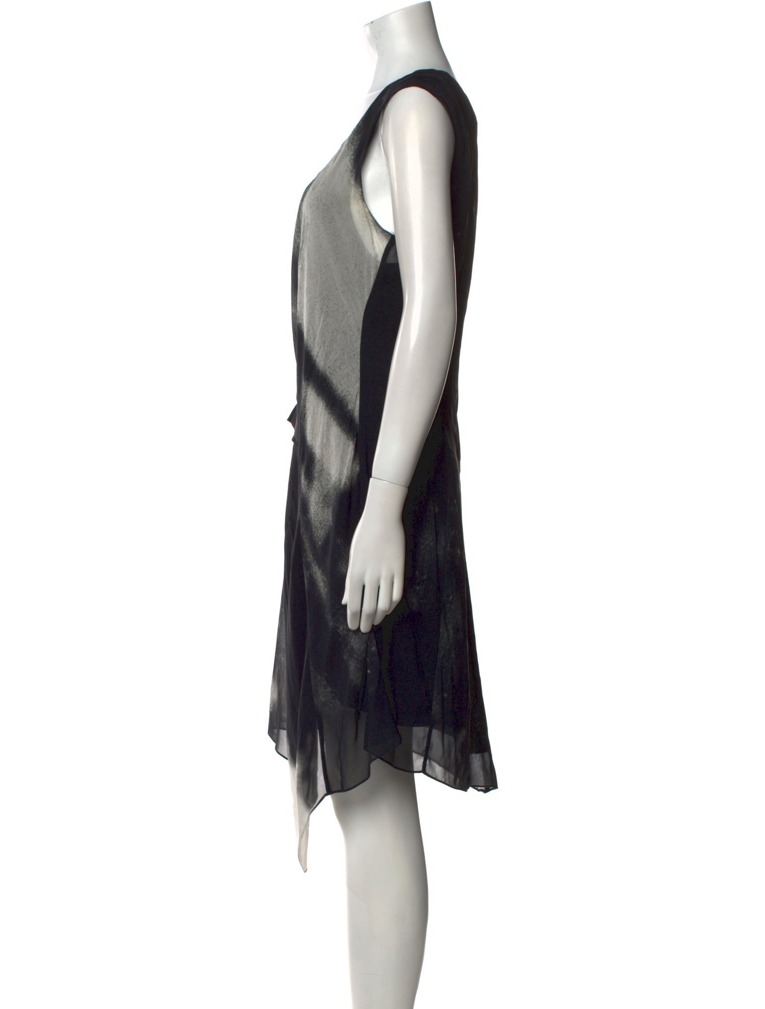 Helmut Lang Silk Midi Length Dress