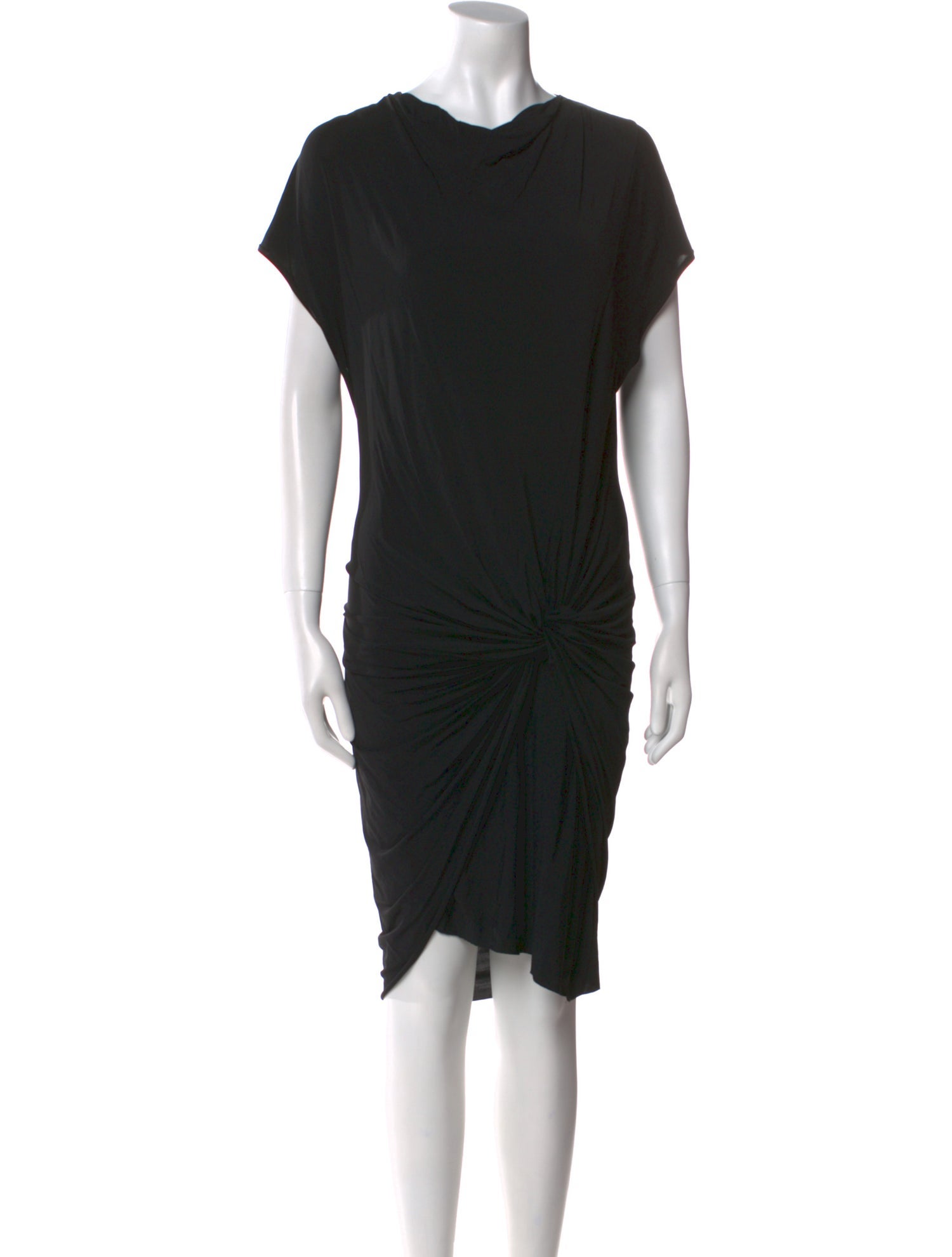 Helmut Lang Cowl Neck Mini Dress