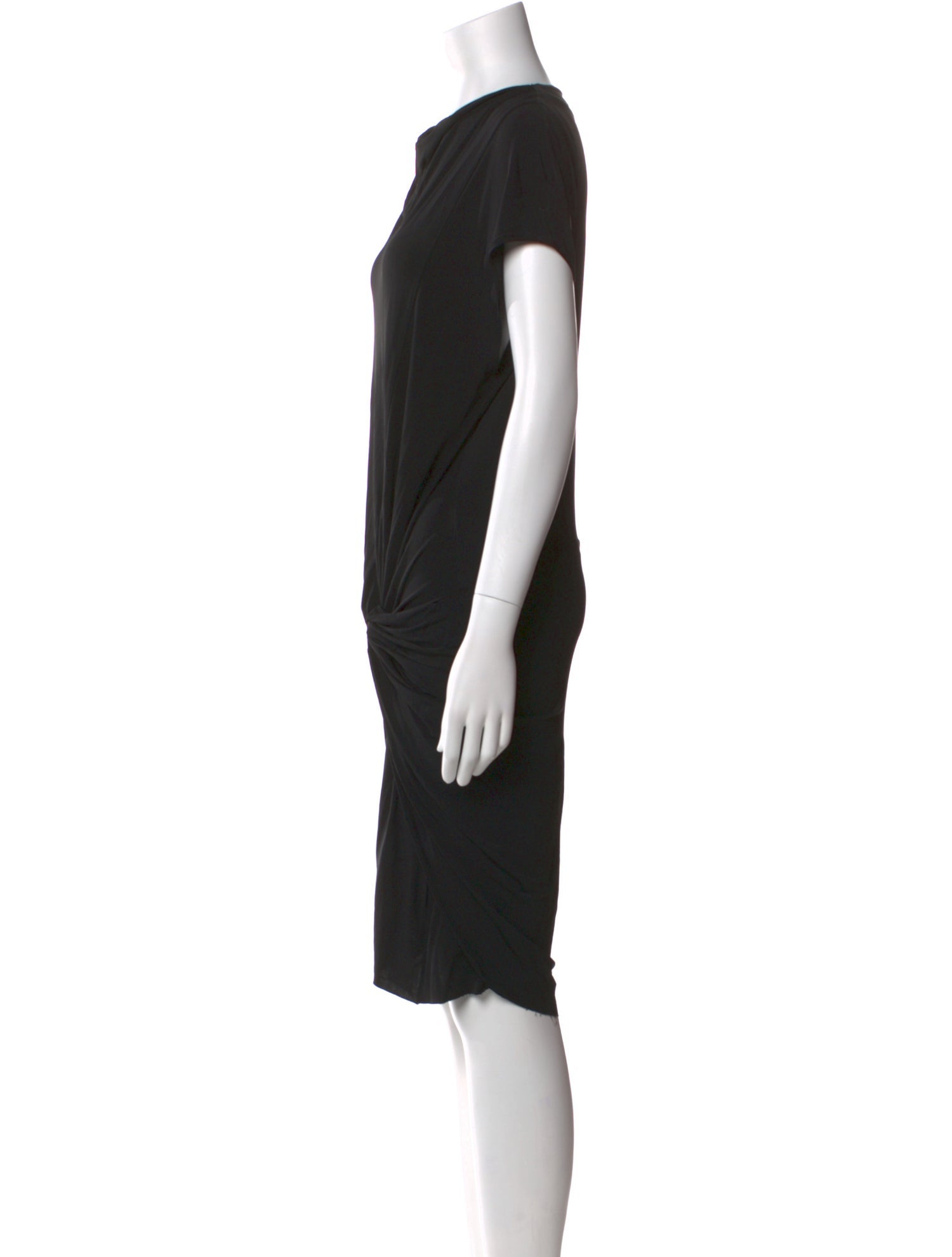 Helmut Lang Cowl Neck Mini Dress