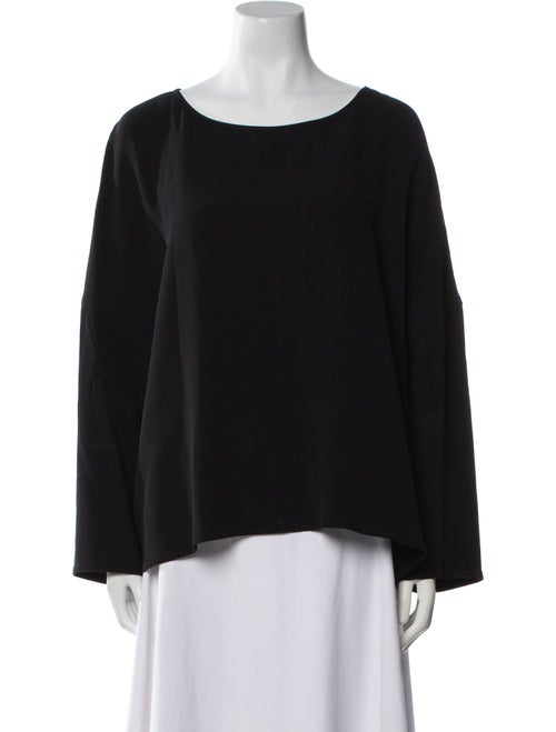 Helmut Lang Bateau Neckline Long Sleeve Sweatshirt