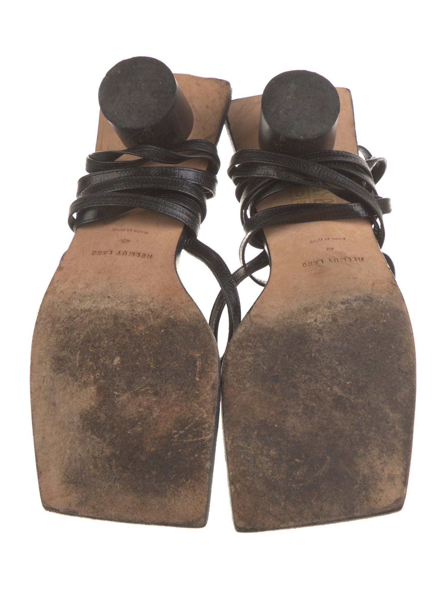 Helmut Lang Leather Sandals