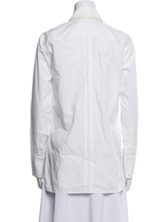 Helmut Lang Long Sleeve Button-Up Top