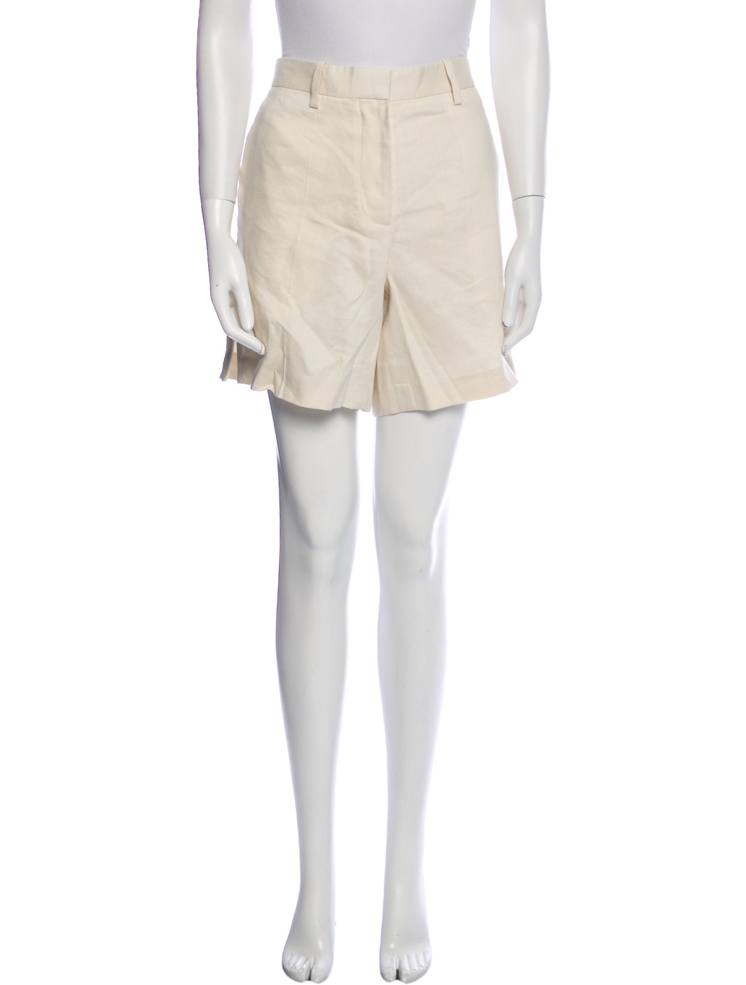 Helmut Lang Linen Mini Shorts