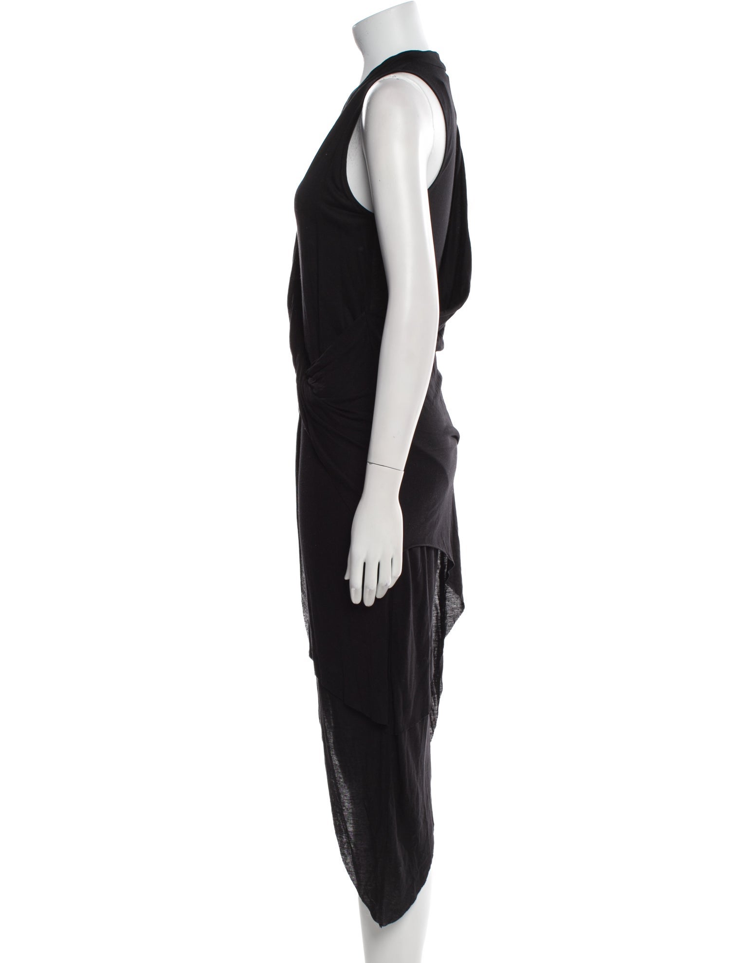 Helmut Lang Cowl Neck Knee-Length Dress