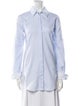 Helmut Lang Striped Long Sleeve Button-Up Top