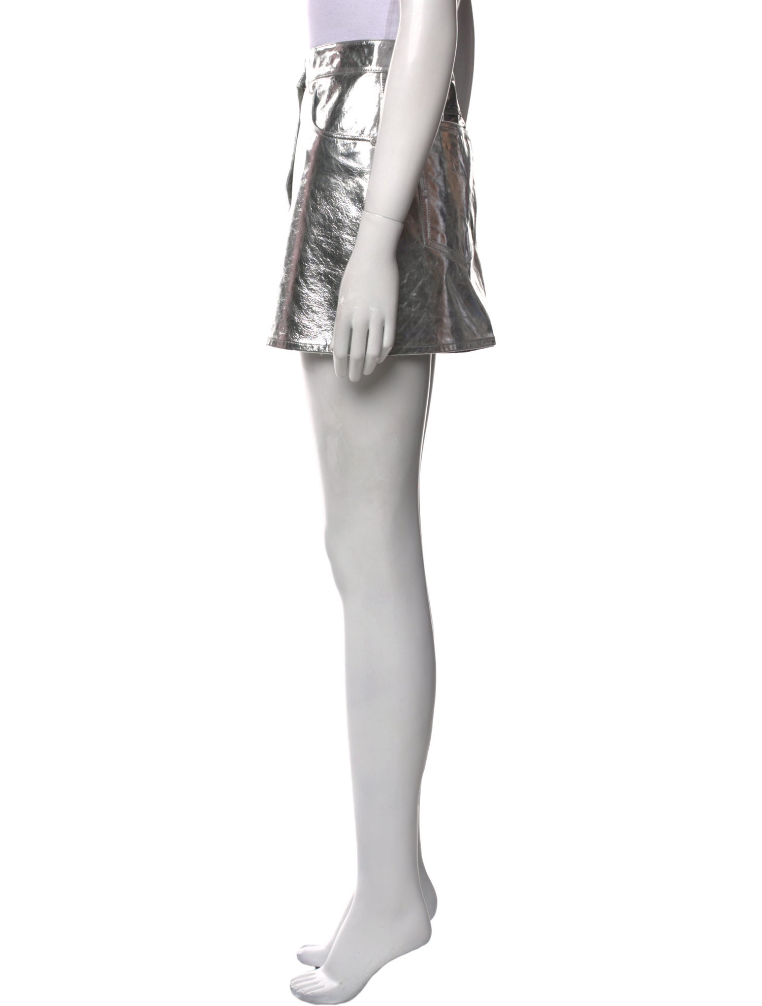 Helmut Lang Leather Mini Skirt w/ Tags