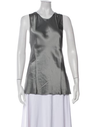 Helmut Lang Scoop Neck Sleeveless Top