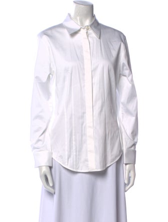 Helmut Lang Long Sleeve Button-Up Top