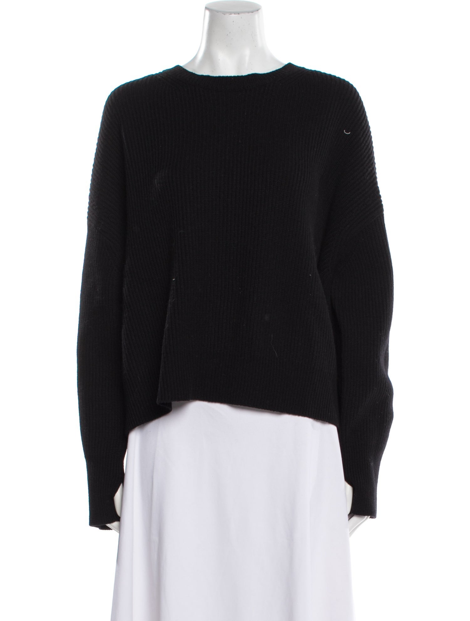 Helmut Lang Wool Bateau Neckline Sweater