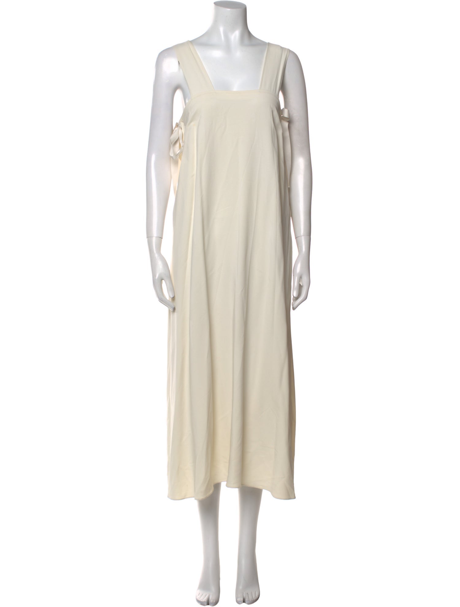 Helmut Lang Square Neckline Long Dress