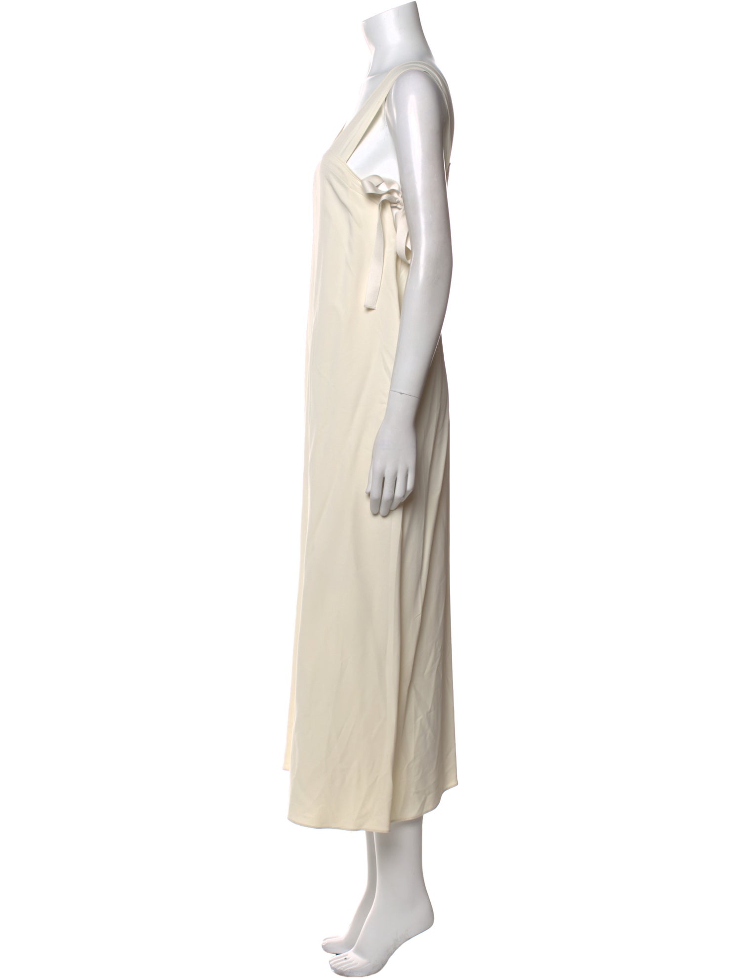 Helmut Lang Square Neckline Long Dress