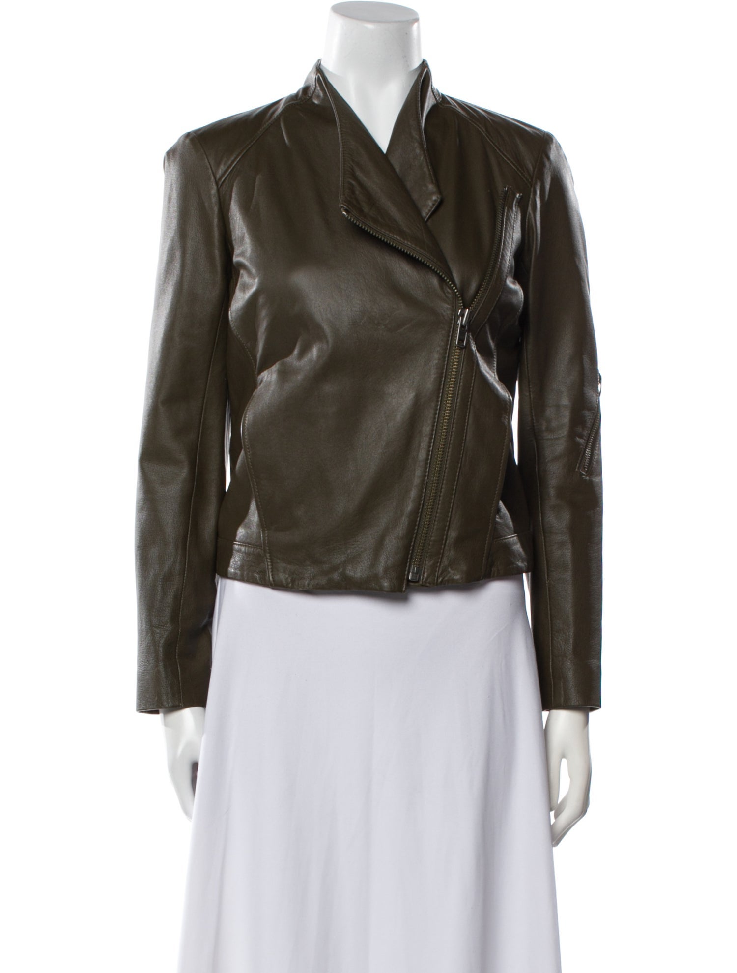Helmut Lang Leather Biker Jacket
