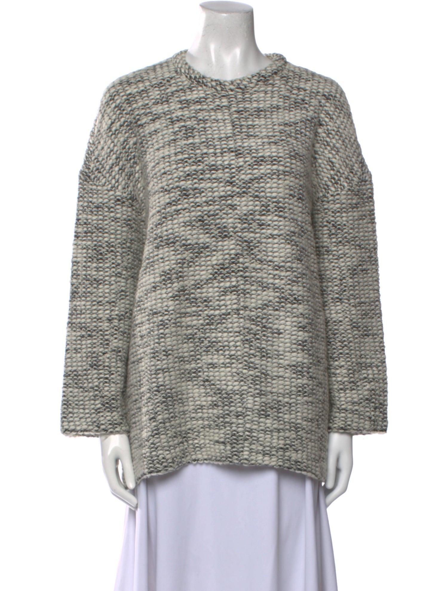 Helmut Lang Printed Crew Neck Sweater