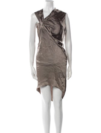 Helmut Lang Asymmetrical Mini Dress