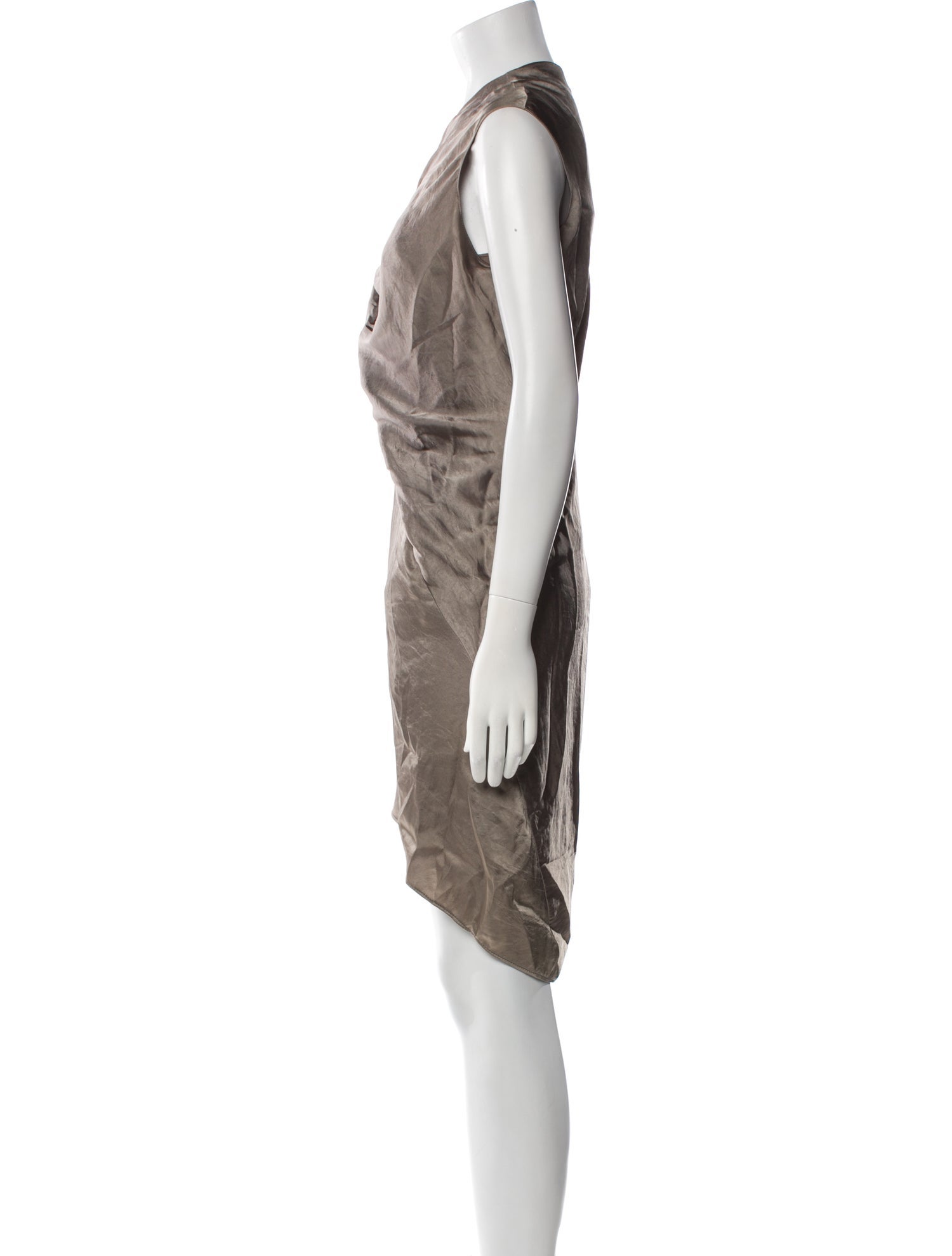Helmut Lang Asymmetrical Mini Dress