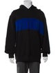 Helmut Lang Colorblock Pattern Crew Neck Hoodie