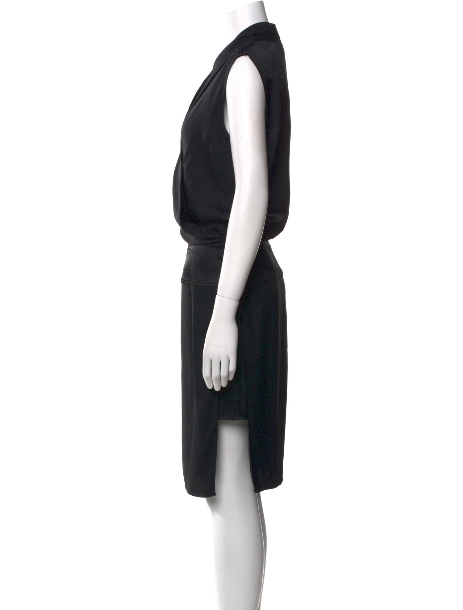 Helmut Lang Cowl Neck Midi Length Dress