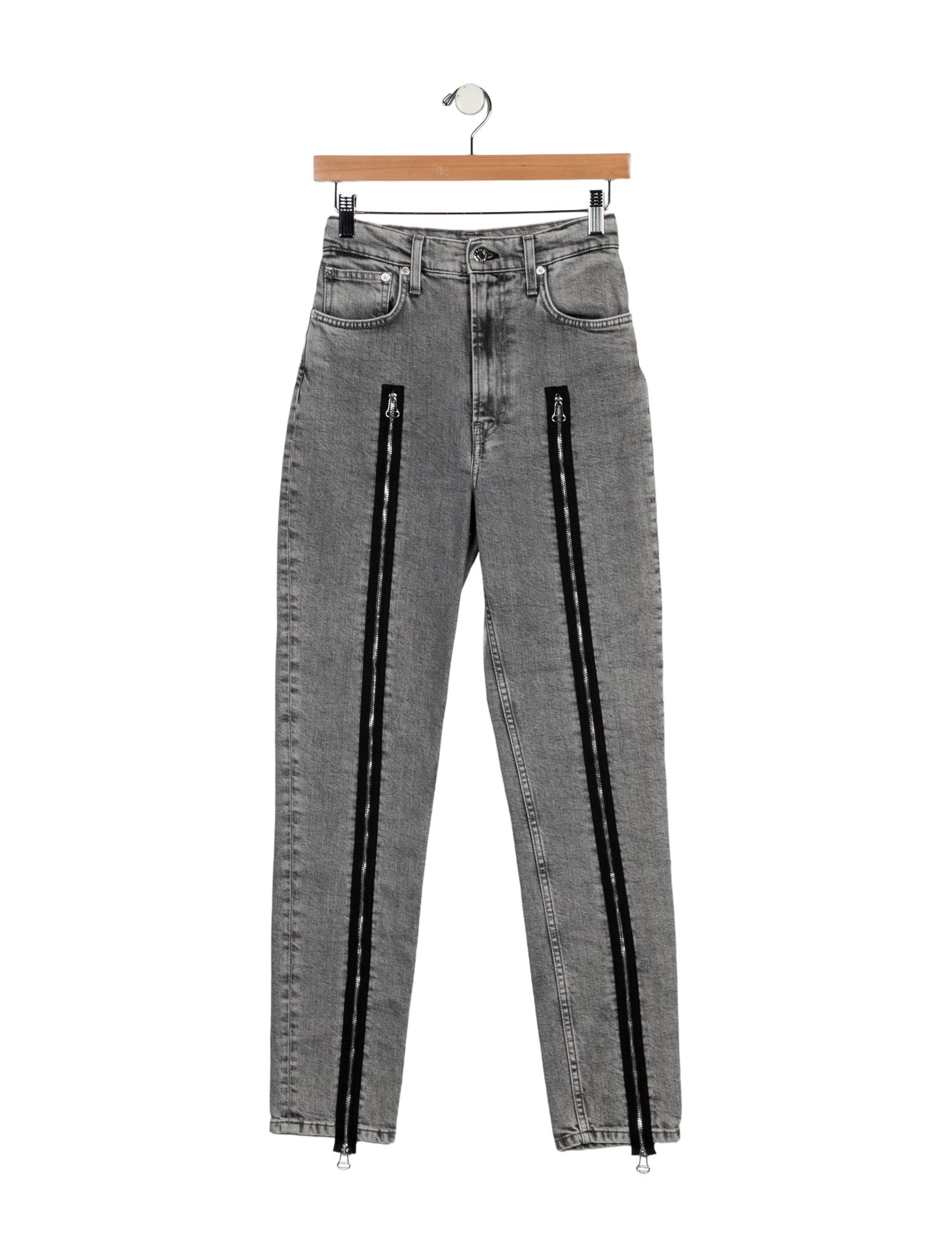 Helmut Lang High-Rise Straight Leg Jeans