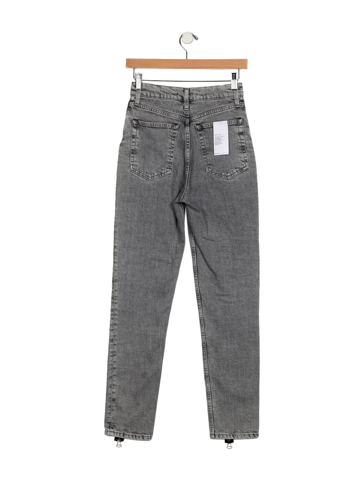 Helmut Lang High-Rise Straight Leg Jeans