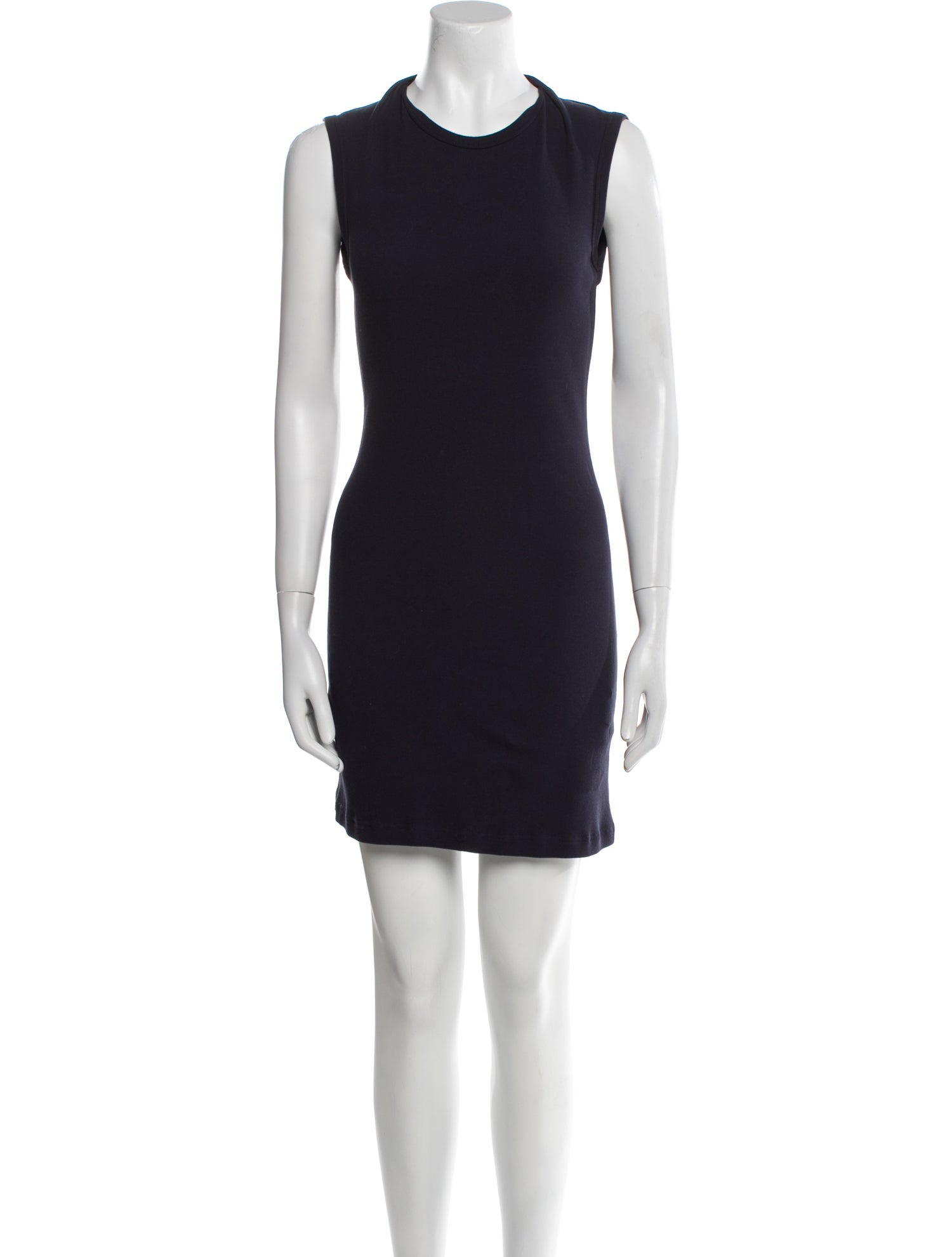 Helmut Lang Crew Neck Mini Dress