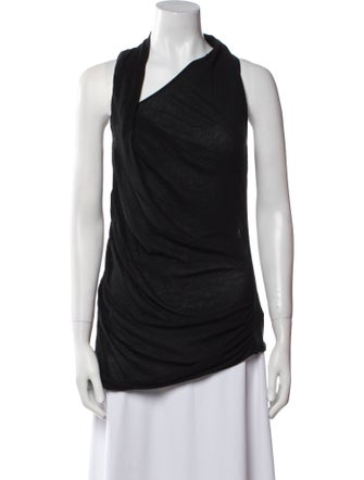 Helmut Lang Cowl Neck Sleeveless Top
