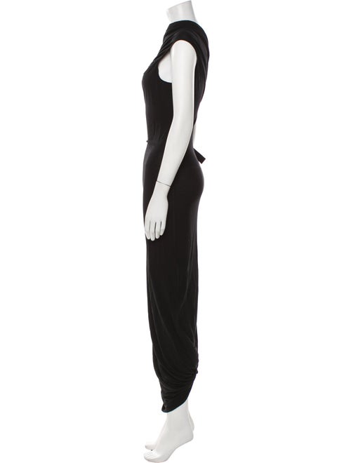 Helmut Lang Cowl Neck Midi Length Dress