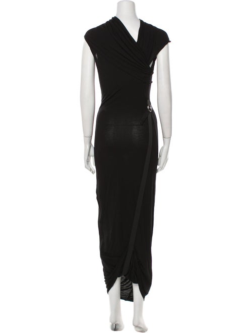 Helmut Lang Cowl Neck Midi Length Dress