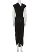 Helmut Lang Cowl Neck Midi Length Dress