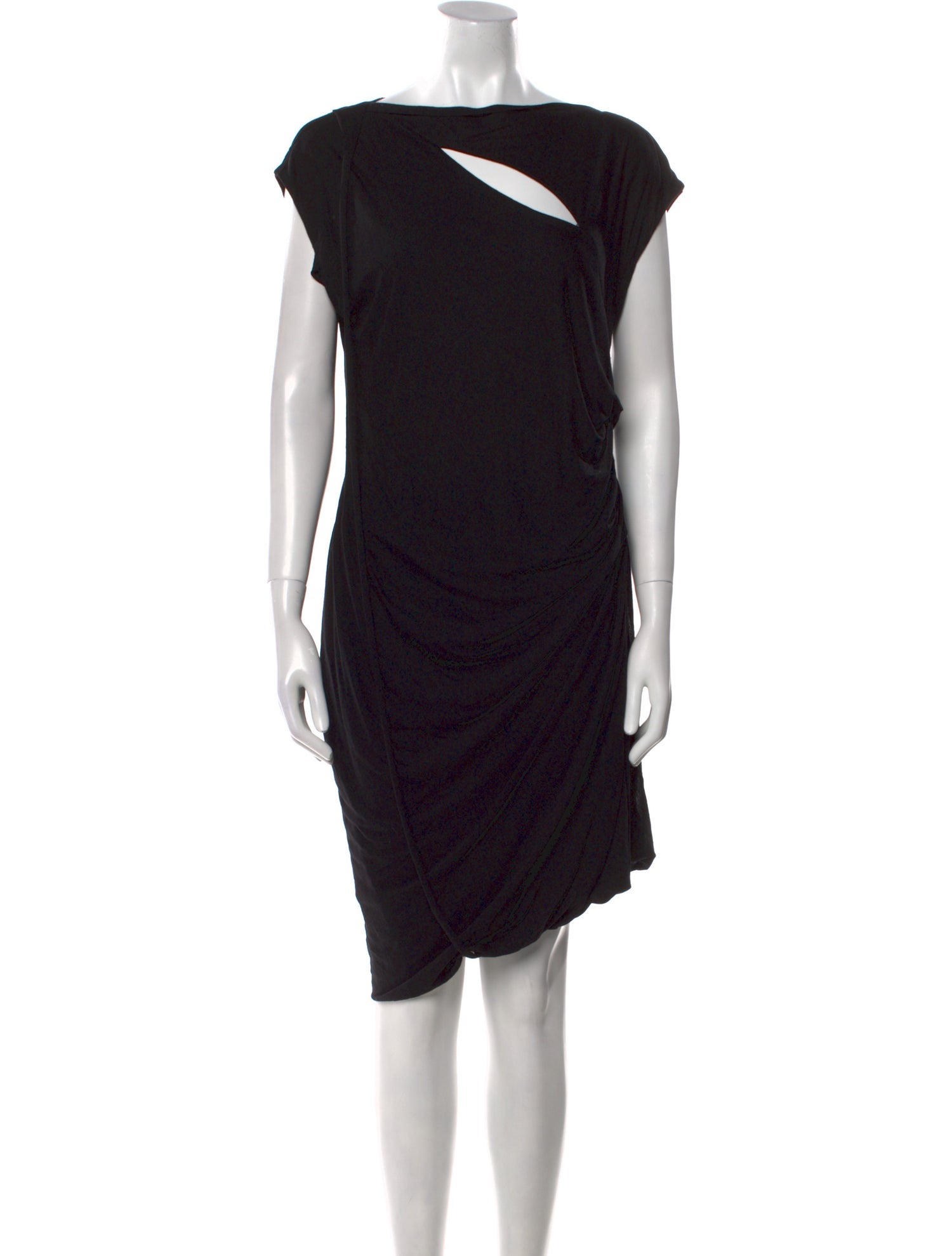 Helmut Lang Bateau Neckline Mini Dress