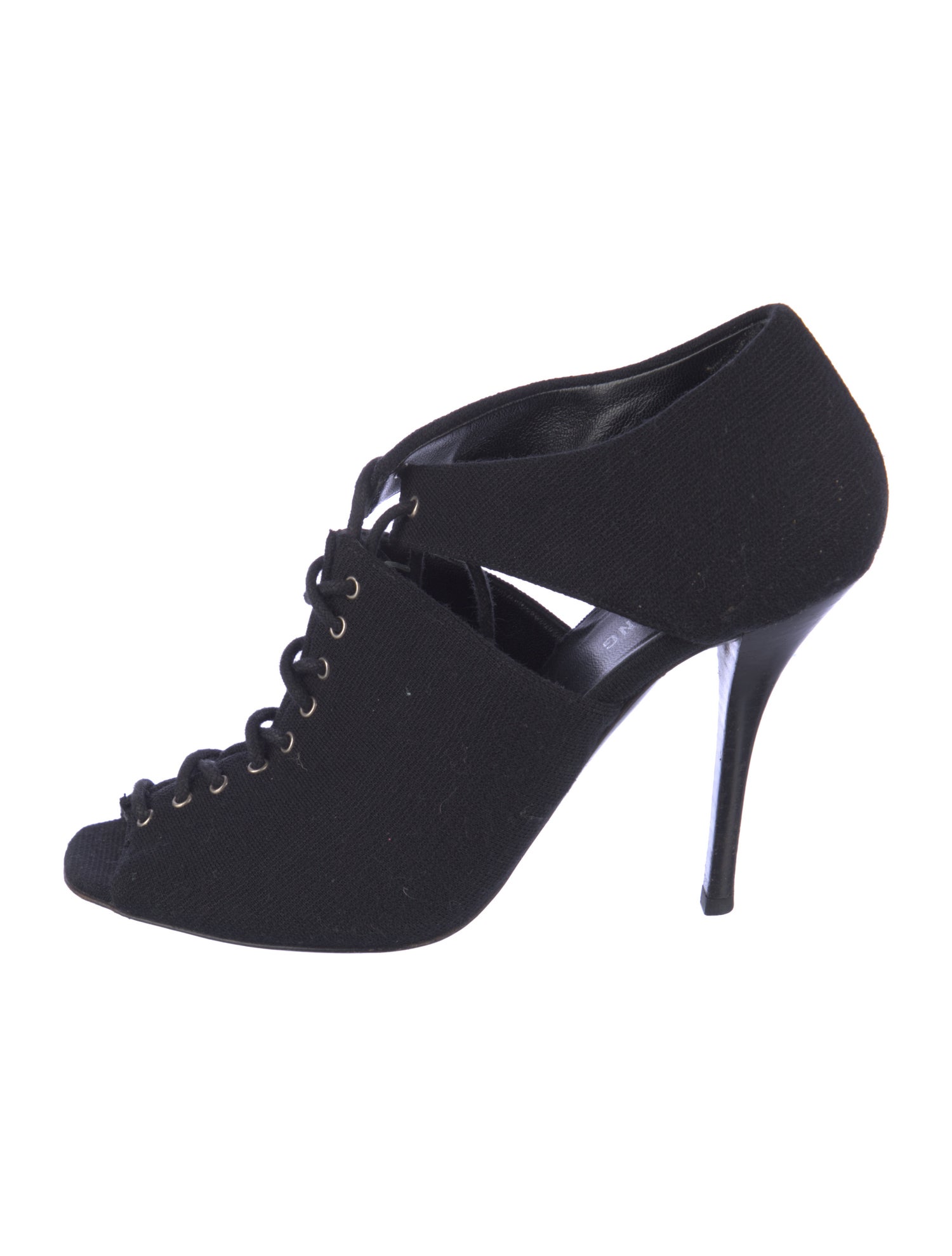 Helmut Lang Vintage Canvas Lace-Up Boots