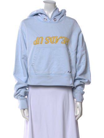 Helmut Lang Graphic Print Mock Neck Sweatshirt